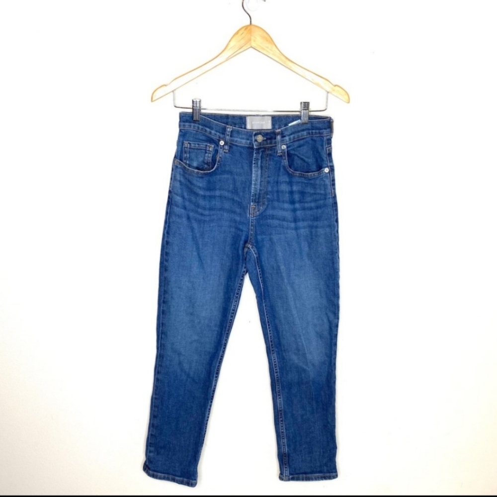 Everlane High Rise Straight Ankle Jean